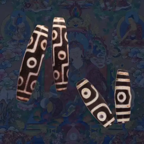 Tibetan-style Dzi bead jewelry selected by Kris Nature